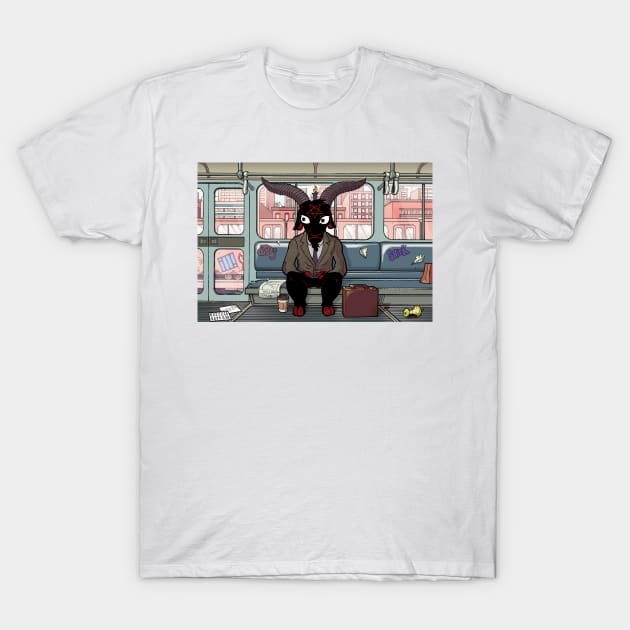 Business Baphomet T-Shirt by thatnickog